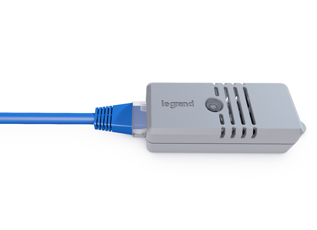 T1H1 temperature and humidity sensor connected to RJ25 cable
