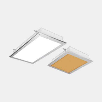 Clean room and containment healthcare lighting