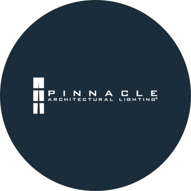 Pinnacle logo with navy blue background