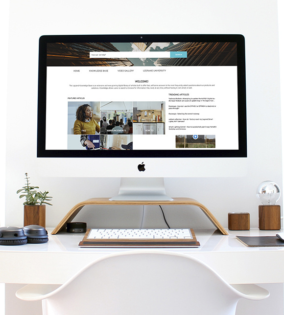 Knowledge Base on a computer screen