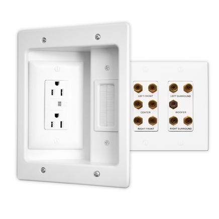 Home theater connections and cable management from Legrand AV