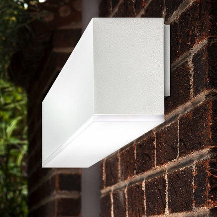 White Pinnacle Light on brick wall