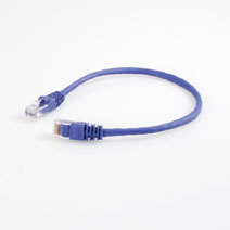Q-Series Patch Cords, CAT6, Non-Booted, Purple, 3 FT