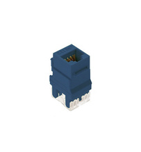 Category 5e RJ45 Keystone Connector, Blue
