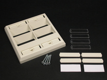 CM Double-Gang Angled Faceplate