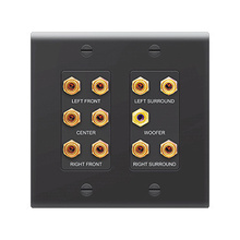 5.1 Home Theater Outlet Straps, Black