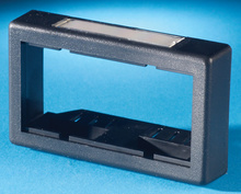 FURNITURE BEZEL, .625" DEEP FOR TIA 569 2.71”” x 1.38”” FURNITURE OPENING, BLACK