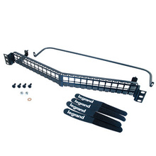 Infinium HDJ Series 48-Port Unloaded Angled Panel with Label Kit, Black