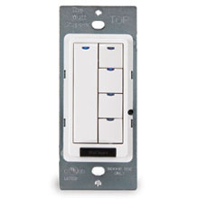 Digital Scene Switch, 5-button w/IR, White