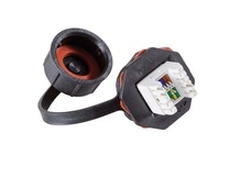 Industrial Jack Assembly, IP67, Cat6