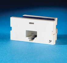Series II, one-port Clarity 5E T568A/B, 180 degree, fog white