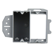2-Gang Dual Voltage Mounting Bracket with QuickConnect
