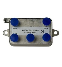 4-Way 1GHz Vertical Coax Splitter