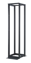 Adjustable Dual Equipment Rack - 84 in H x 20.19 in W x 21.00 in - 32.00 in D