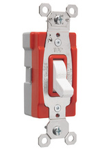PlugTail® Single Pole 20A Toggle Switch, White