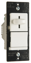 LS Series CFL/LED/Incandescent 3-Way Slide Dimmer, Non-Preset, White