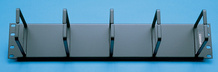 CABLE MANAGEMENT PANEL - 5 - horizontal distribution rings - 3 in H x 4 in D - 2 rack units