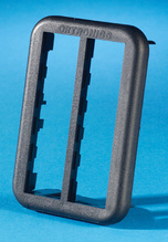 TRACJACK FURNITURE PLATE HERMAN MILLER, BASELINE, SIX-PORT, BLACK