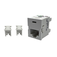 TracJack Category 3, T568A/B, 180 degrees, Cloud White