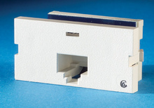 Series II, one-port Clarity 6, T568A/B, 180 degree, Fog White
