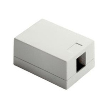Surface Mount Box 1-Port, Ivory