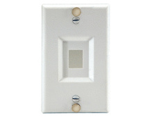 Keystone Wall Phone Plate, White