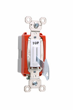 Industrial Extra Heavy Duty Specification Grade Lock Switch Back and Side Wire, White