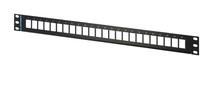 Rear load high density jack panel kit for 24 Clarity 6 or 5E panel jacks