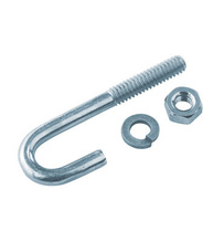 J-Bolt Assembly, 1/4-20 x 2.25'', Thread 1.00''