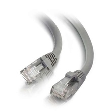 Q-Series Patch Cords, CAT6, booted, Gray, 10 FT
