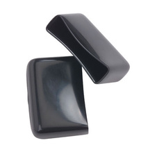 Protective Rubber End Caps, Black, 1 1/2'' Stringer