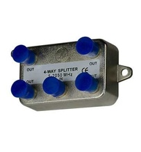 4-Way 2GHz Vertical Coax Splitter