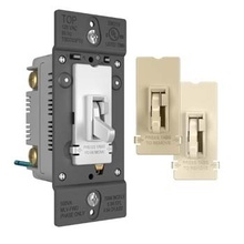TradeMaster® Tru-Universal Single Pole/3-Way Toggle Slide Dimmer, Preset, Tri-Color