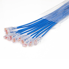 EZ Patch™ Flat Pack Reduced Diameter CAT6 5ft, 24 Pack, Blue