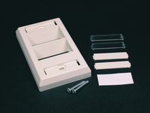 CM Single-Gang Angled Faceplate