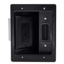 In-Wall TV Connection Kit Black