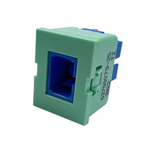TRACJACK  SC SIMPLEX, BLUE ADAPTER, FLUSH MOUNT, SINGLE-MODE, FOG WHITE HOUSING