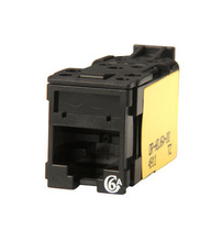 Clarity High Density Jack (HDJ) CAT6A, T568A/B, Black