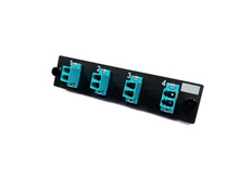 Q-Series OFP Adapter Panel 4 LC Duplex Aqua