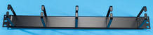 CABLE MANAGEMENT PANEL - Includes 5 steel rings - 3.5 in D - 1 RU