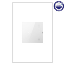 adorne® 0-10V Touch Dimmer, White, with Microban®