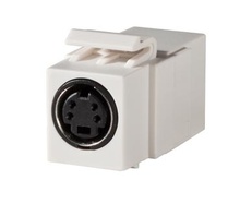 Keystone, S-Video, Feed-Thru, Cloud White