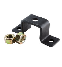 Ceiling Hanger Bracket - Black - One Bracket - Two Nuts