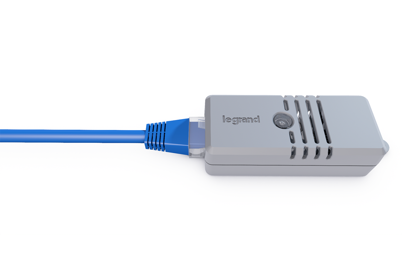 T1H1 temperature and humidity sensor connected to RJ25 cable