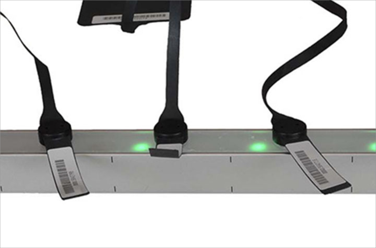 Image of multi-colored leds for asset management