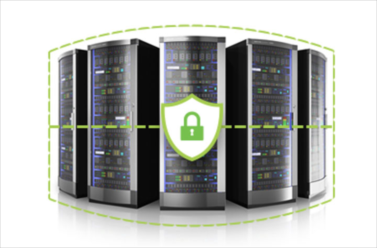 Image of server cabinets with