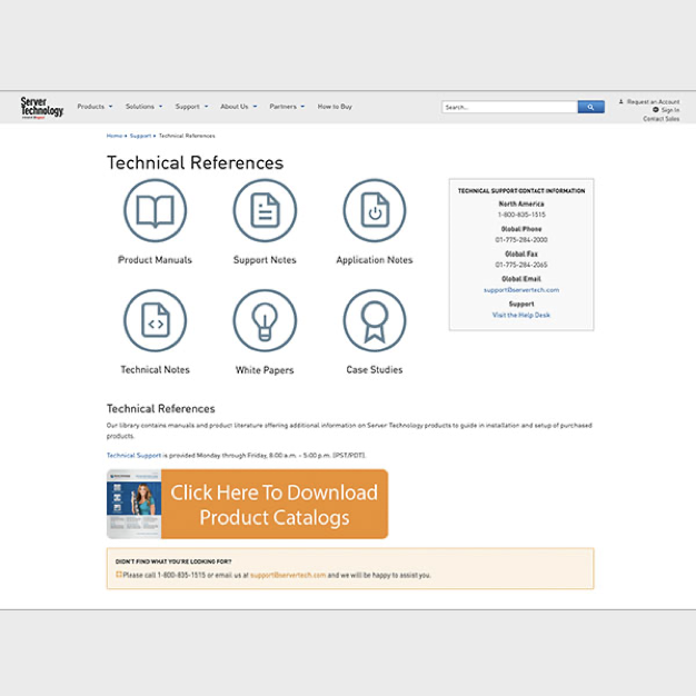 Image showing Server Tech technical references