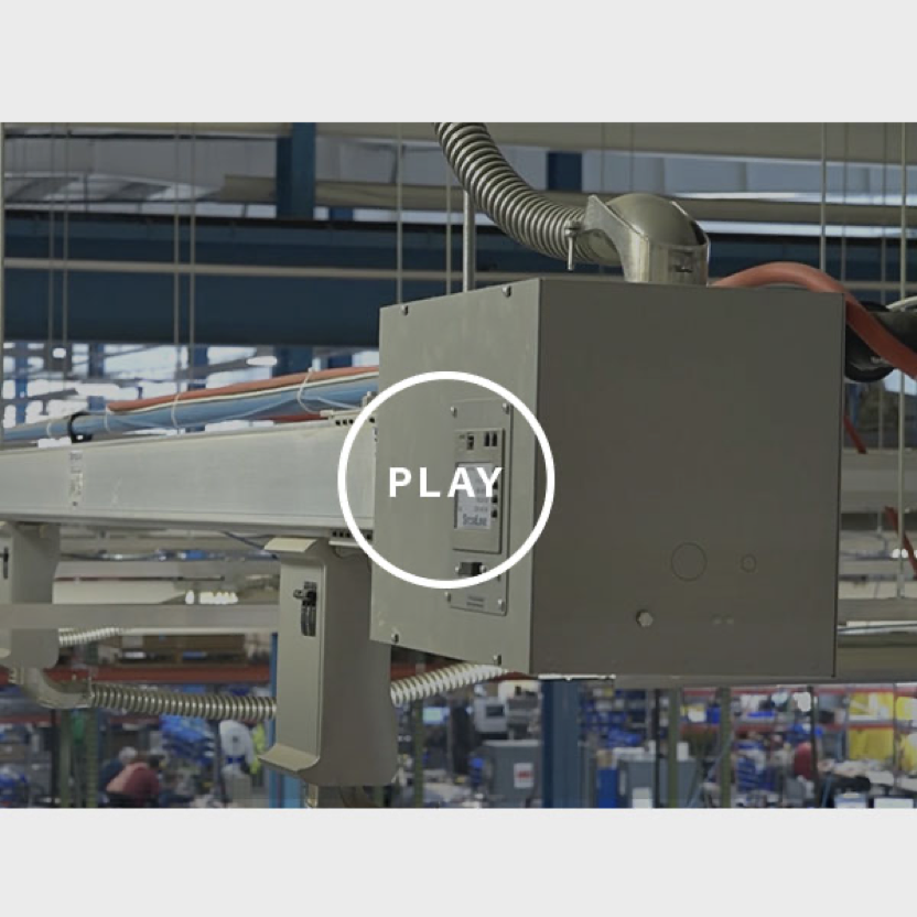 Freeze frame of video showing how the T3 series works