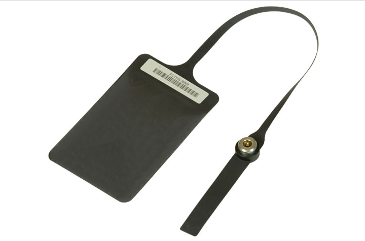 Image of an asset management tag