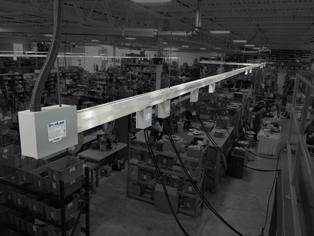 Image showing Starline Track Busway hanging from ceiling